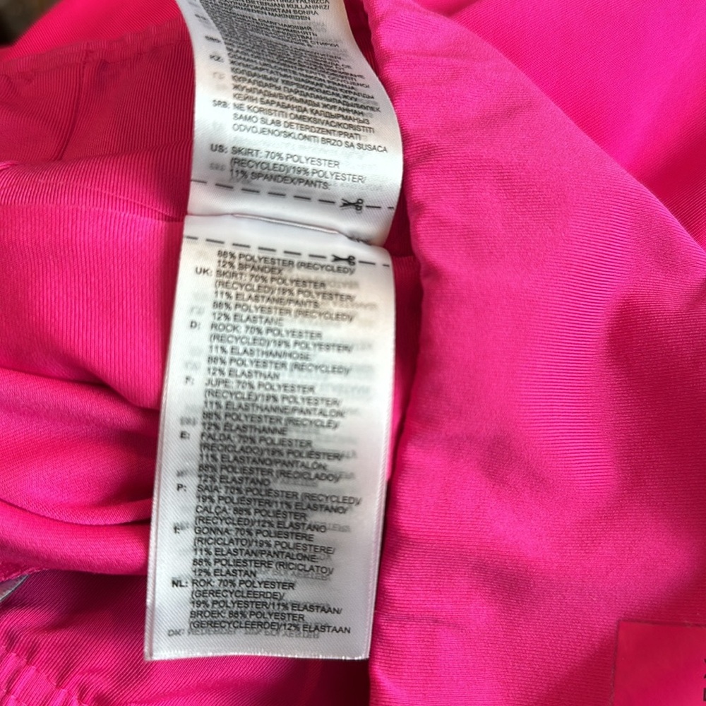 Adidas by Stella McCartney Hot Pink Athletic Skort XS - Picture 6 of 6